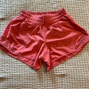 Lululemon Athletica Red Athletic Shorts Lightweight Performance